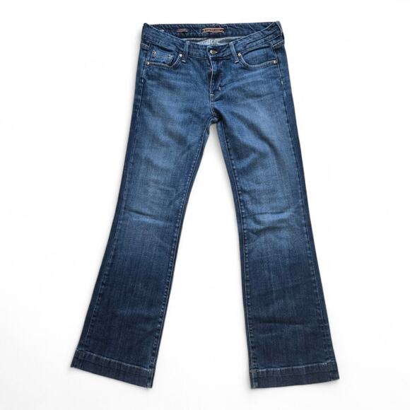 Fidelity Denim Hyacinth Low Waist Trouser Flare Jeans Size 31 Midnight Sapphire - Picture 2 of 12